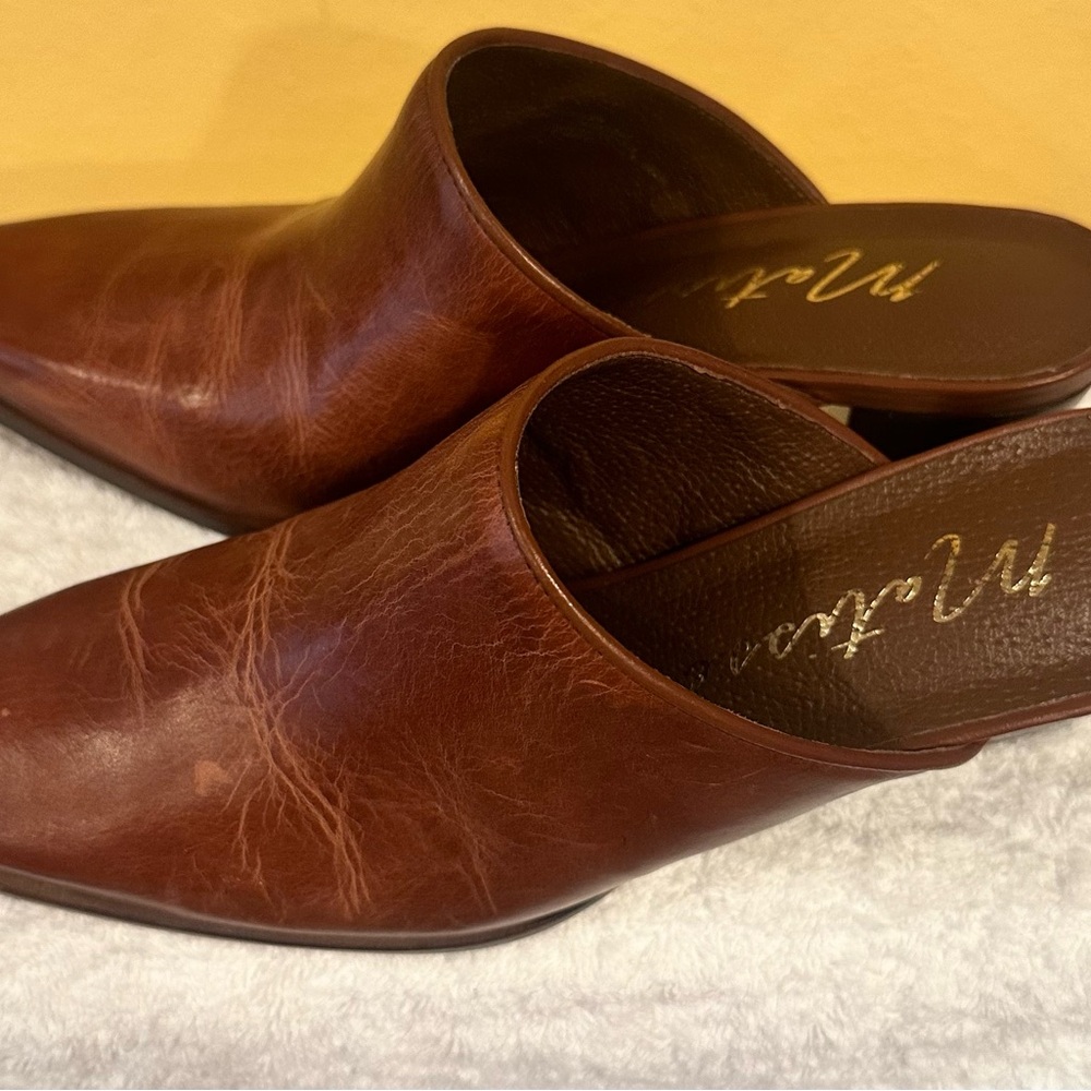 Nwot Matisse Cammy Pointed Mule In Brown Size:7.5m - image 2